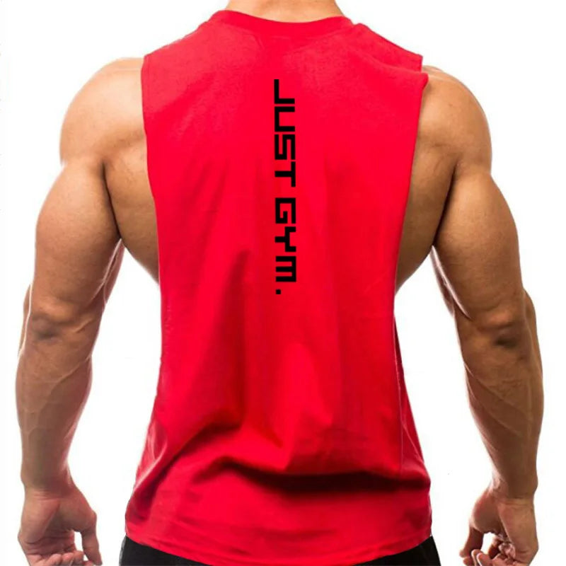 Gym Kleidung Männer Seiten Abgeschnitten T-shirts Dropped Armlöcher Tank Tops Workout Fitness Ärmellose Weste Outdoor Jogging Unterhemd
