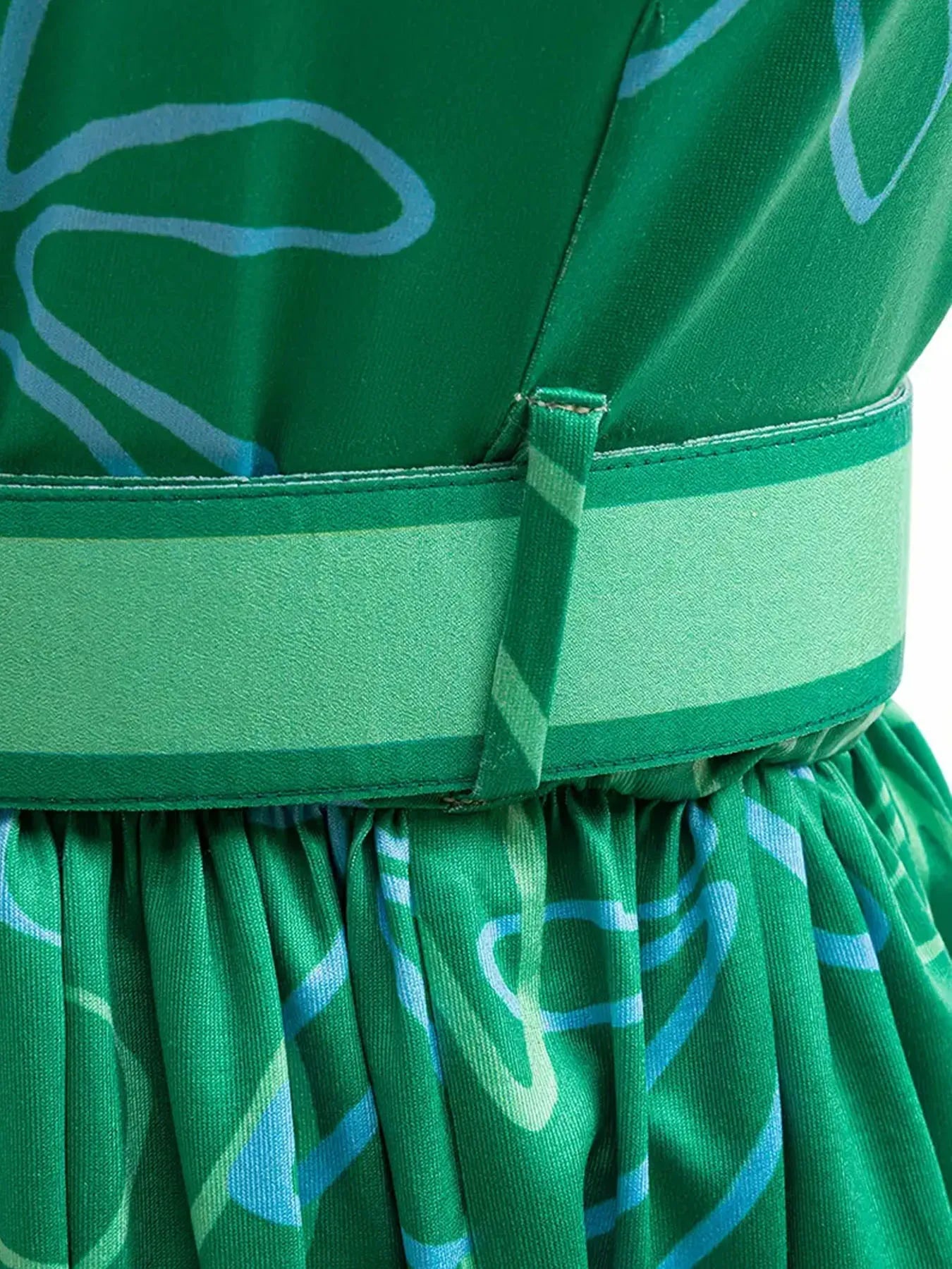 Halloween Kostüm Mädchen 	 Film Inside Out Cosplay Ekel Mädchen Kostüm Karneval Purim Party Freude Rollenspiel Abend Mädchen Kleider