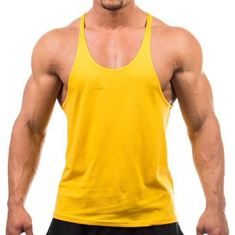 Neue Stil Jogger Gym Singlet Training Bodybuilding Tank Top Weste Hemd Ärmelloses Fitness Baumwolle Hemd Für Männer
