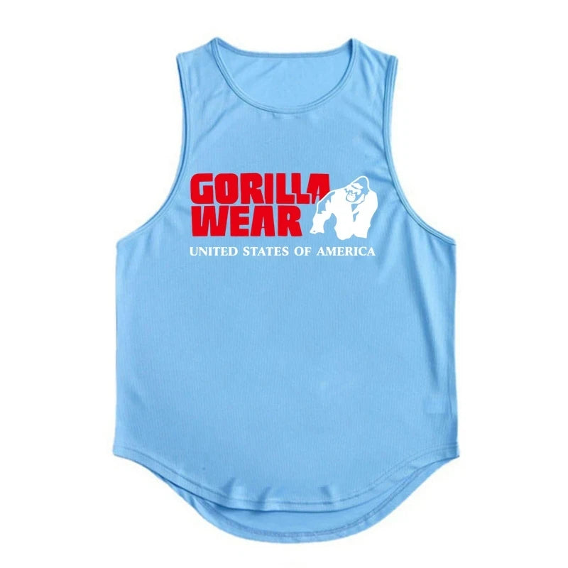 Gym Top Männer Männer Kleidung Fitness Kleidung Shirt Bodybuilding Westen Mann Weste Singulett Unterhemden muskulöse Stringer T-Shirts Tops