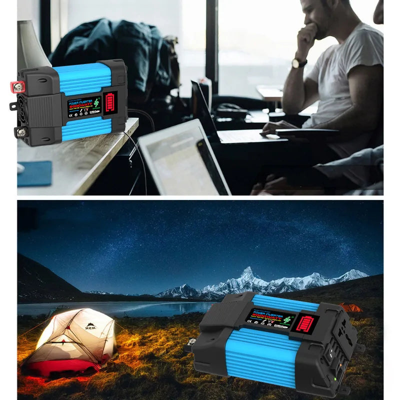 6000W Peak Auto Inverter Konverter LED Spannung Kapazität Display Transformator Konverter 12V220V/110V Dual USB Inverter Auto Geräte