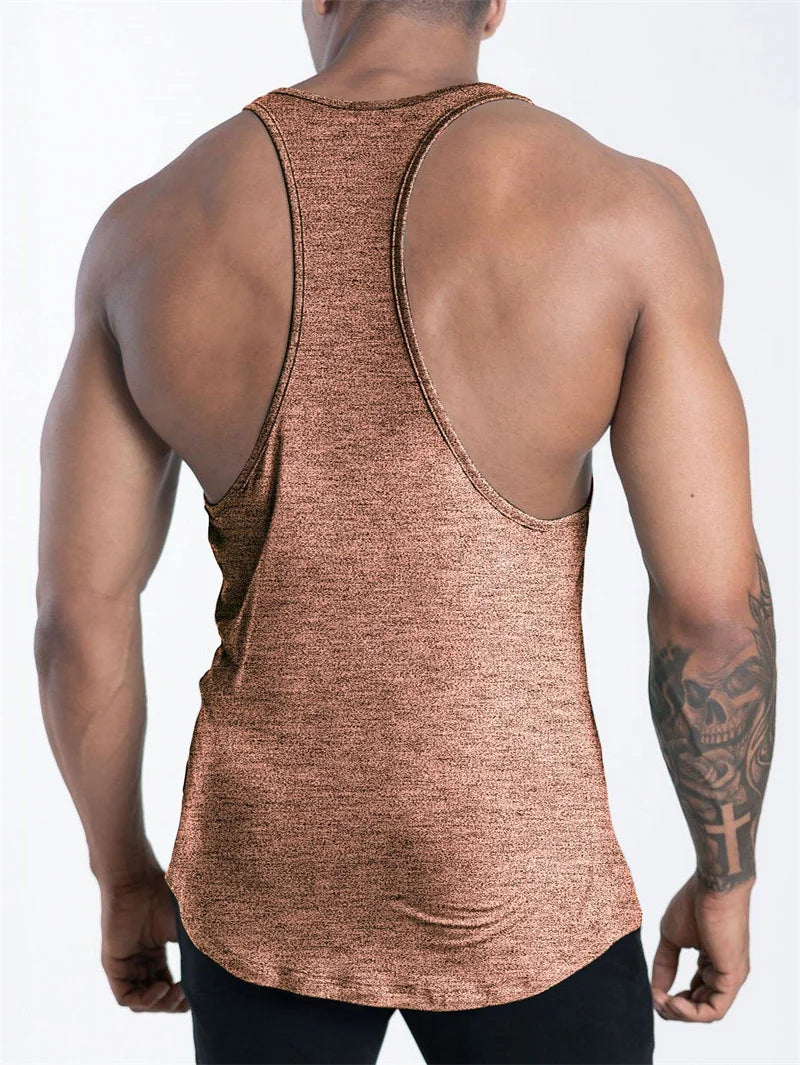 Männer Sport Fitness Tank Top Sommer GYM Training Unterhemd Laufen Basketball Schnell Trocknend Atmungsaktive lose Tank Top männer tops