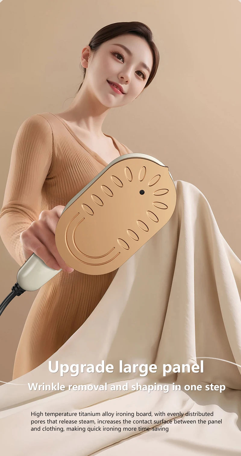 Xiaomi faltbarer Hand-Kleidungsdampfer, auslaufsicher, Dual-Trocken-/Nassdampf, 10 Sekunden, schneller Faltenentferner, Mini-Bügeleisen für Reisen und Zuhause