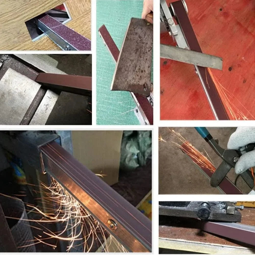 Bandschleifer, Winkelschleifer zu Bandschleifer Konverter Bandadapter M10/M14 Winkelschleifer für 100/115/125, Bandschleifer Holzbearbeitungs-Schleifwerkzeug, Holz-/Metallkantenpolierwerkzeug