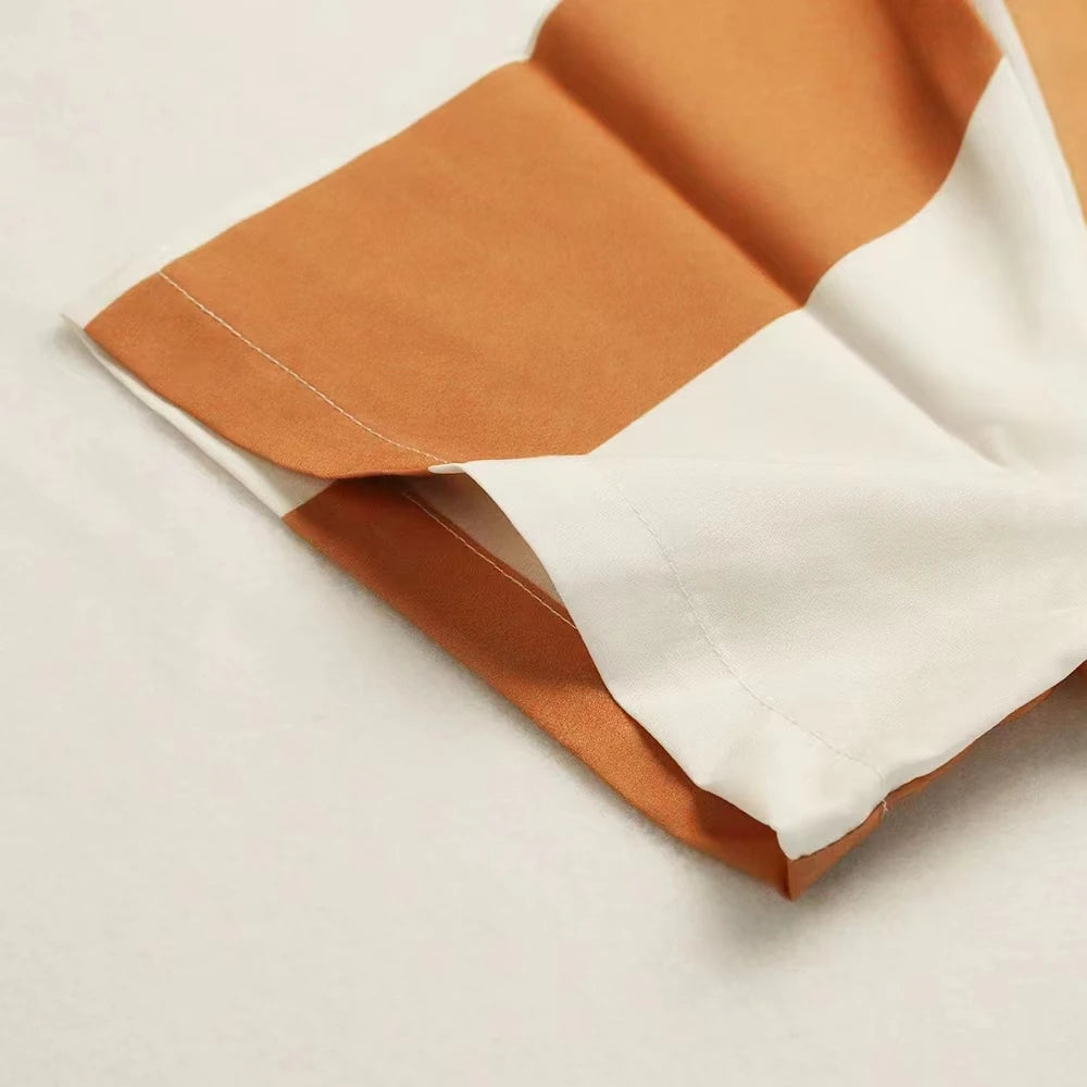 Gestreiftes Hemd für Männer, 3D-Druck, kurzärmelig, Hawaii-Hemd, Strand, Freizeithemden, Herrenbekleidung, lockeres, übergroßes T-Shirt mit Knopf-Revers