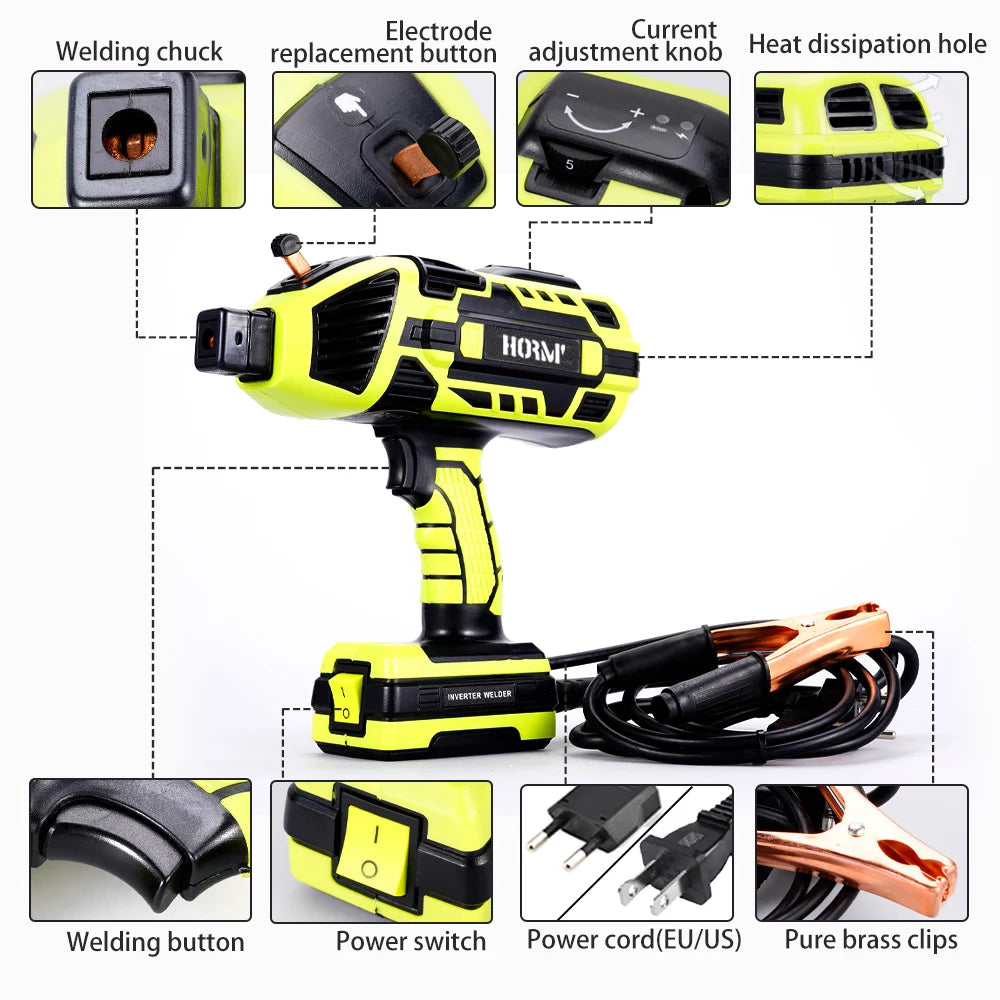 Halbautomat isches Schweiß gerät 220V Hand lichtbogens chweiß gerät Home Elektro schweiß gerät Digitales intelligentes Stroms chweiß werkzeug