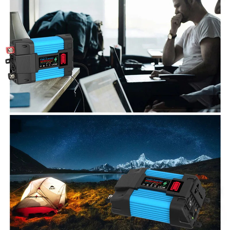 6000W Peak Auto Inverter Konverter LED Spannung Kapazität Display Transformator Konverter 12V220V/110V Dual USB Inverter Auto Geräte
