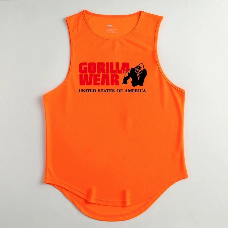 Gym Top Männer Männer Kleidung Fitness Kleidung Shirt Bodybuilding Westen Mann Weste Singulett Unterhemden muskulöse Stringer T-Shirts Tops