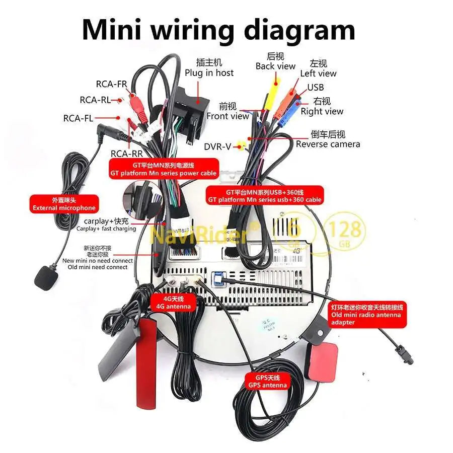 7 "/9" Radio Auto Multimedia-Player Für BMW Countryman Mini R60 2014 Auto Android 13 BMW Mini Cooper GPS Video Recoder Navigation