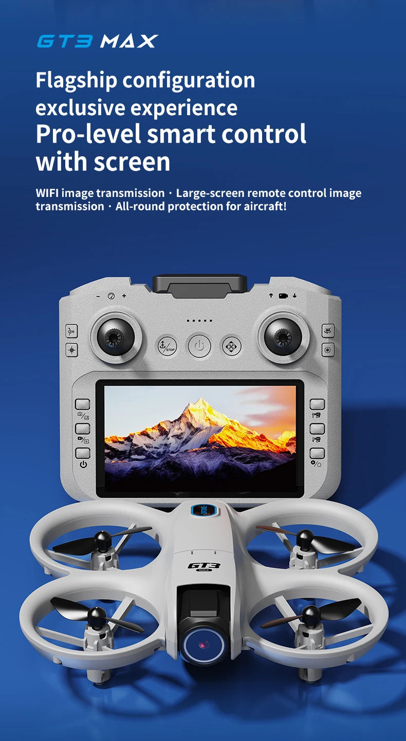 Xiaomi Gt3 Max Drohne 8k HD Luftaufnahmen, großer Bildschirm, optischer Fluss, Positionierung, bürstenlos, intelligente Hindernisvermeidung