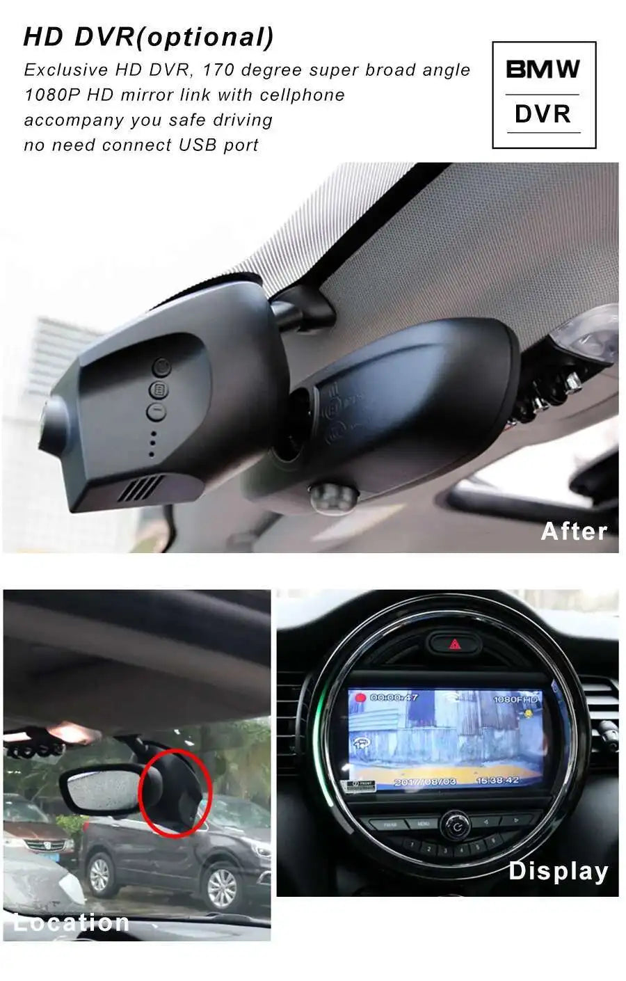 7 "/9" Radio Auto Multimedia-Player Für BMW Countryman Mini R60 2014 Auto Android 13 BMW Mini Cooper GPS Video Recoder Navigation