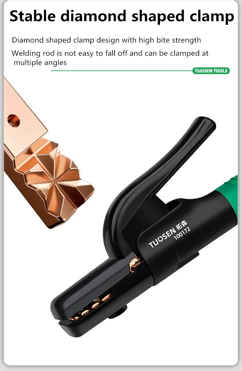 Schweißen Elektrode Halter 600A/800A Heavy Duty Backen Halten Zange Elektrode Clamp Stick Schweißen Hand-gehalten Maschine schweißer Werkzeuge