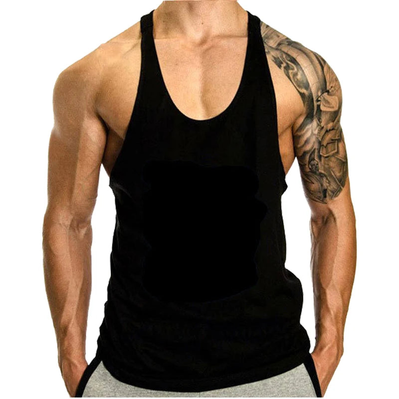 Fitness Kleidung Gym T-shirts Hosenträger Mann Gym Top Männer Ärmelloses Sweatshirt männer Kleidung Stringer Westen Bodybuilding Shirt