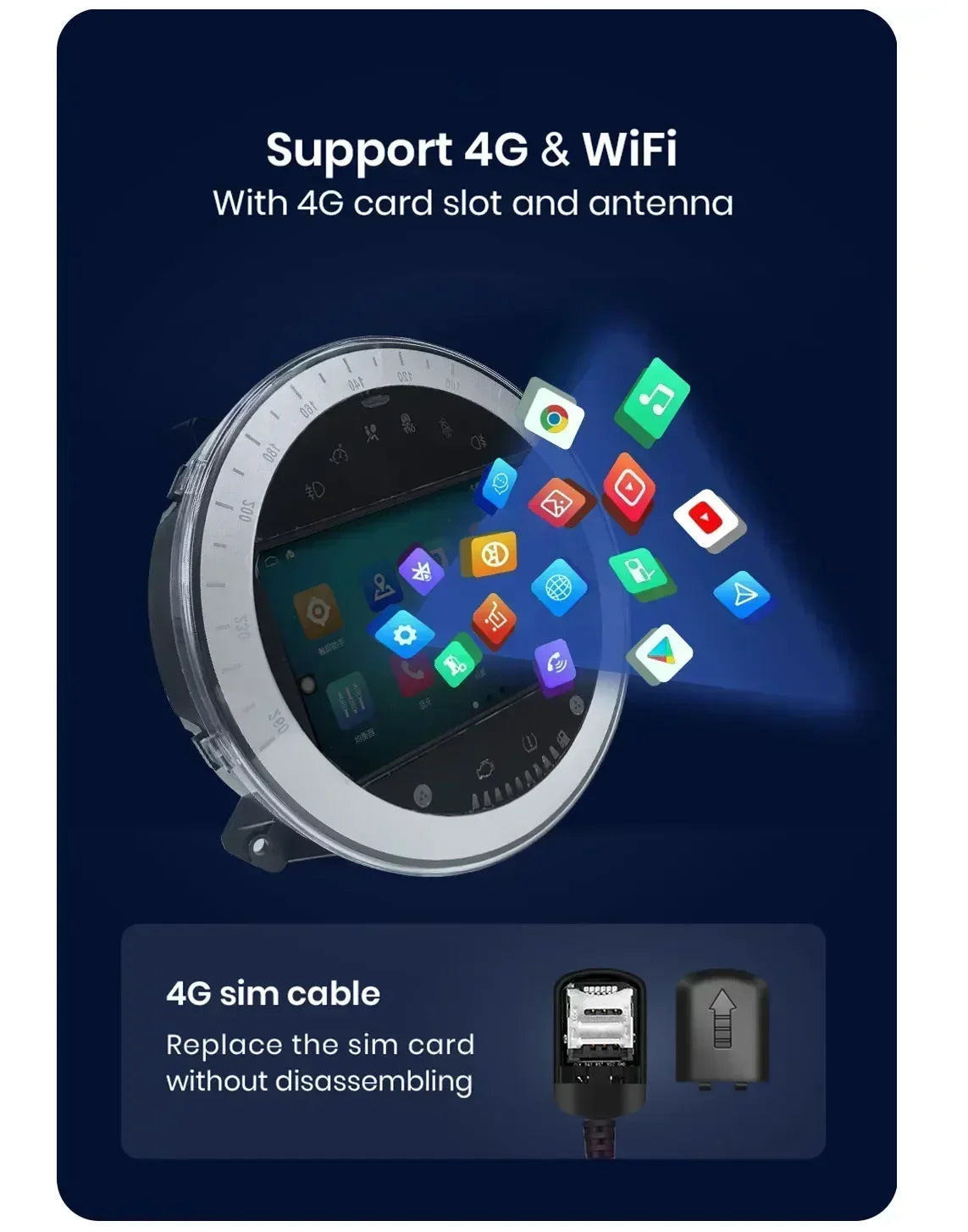 CHSTEK Autoradio für BMW Mini Cooper S Clubman R55 Clubvan R56 Cabrio R57 Coupe R58 R59 Multimedia Bluetooth Android Player GPS