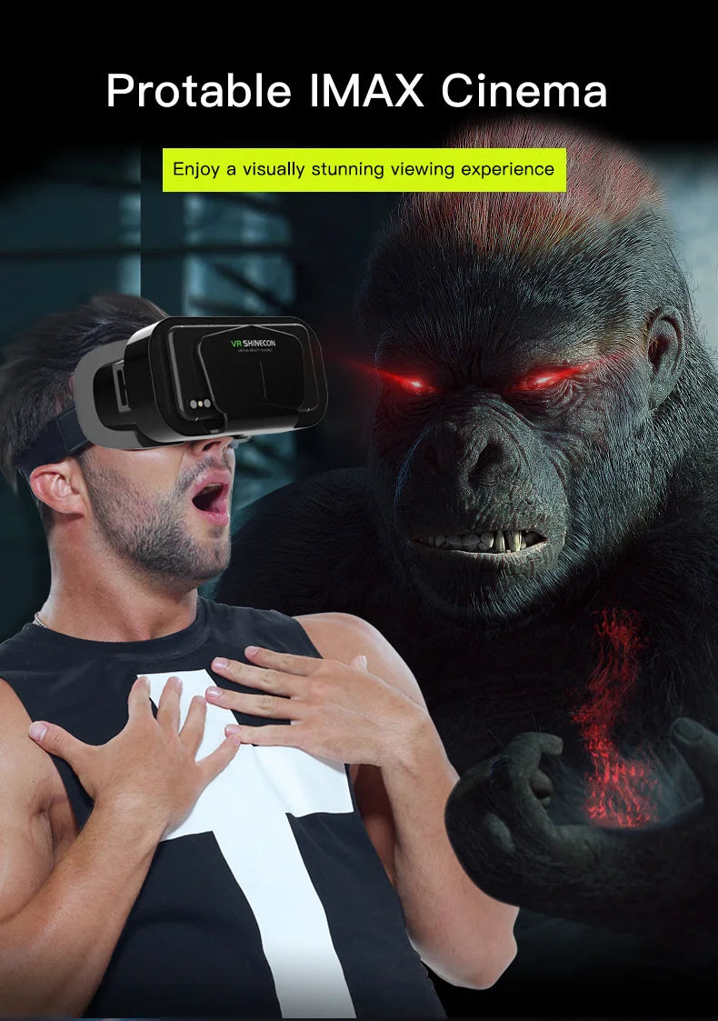 Vr Brille Virtual-Reality-Headset Viar-Geräte Helm 3D-Objektive Smart-Brille für Smartphones Handy Handy Gogle Spiel Zubehör