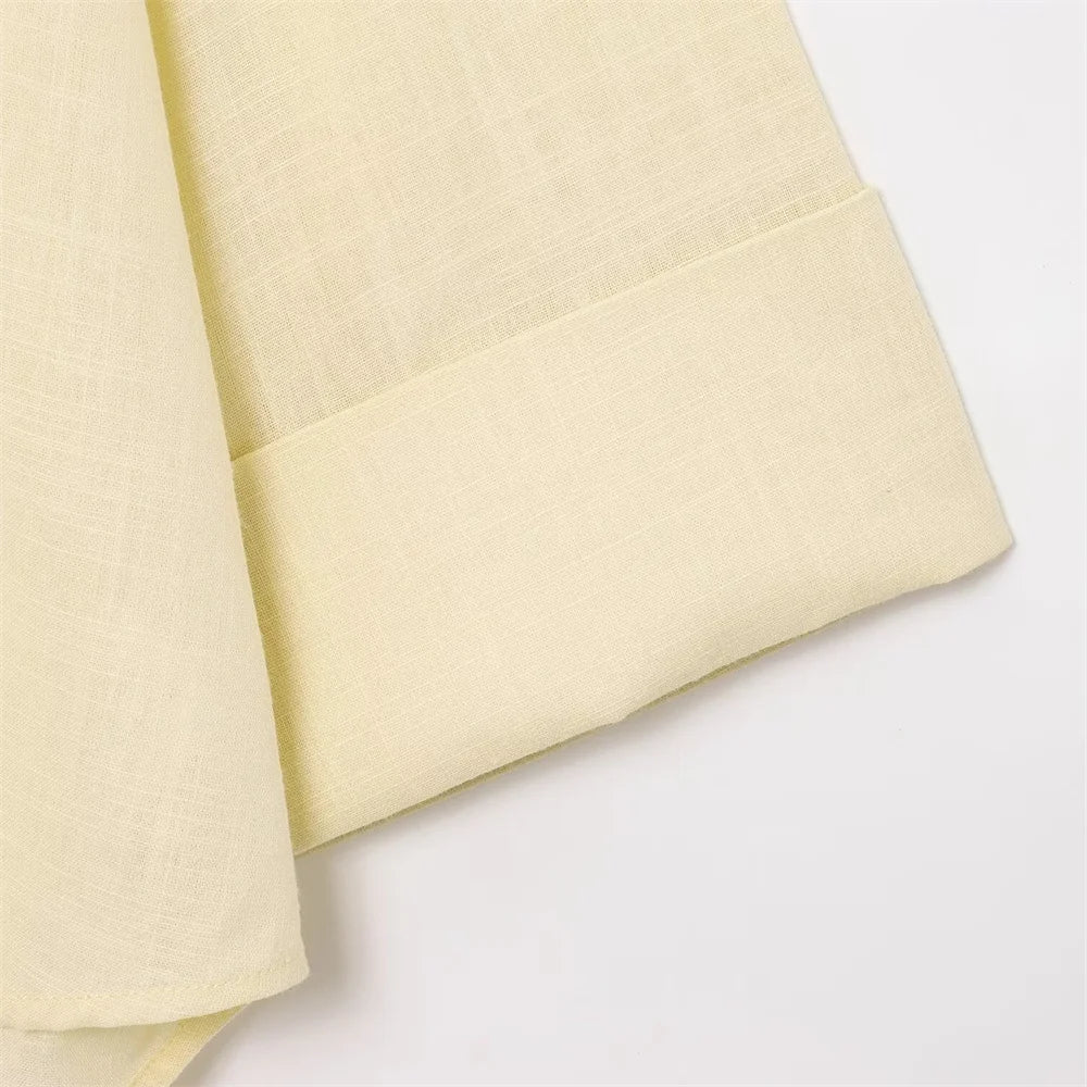 Damenhemd mit Kragen und weiten Ärmeln, schlichtes und lässiges Temperament-Sommerhemd im neuen Stil