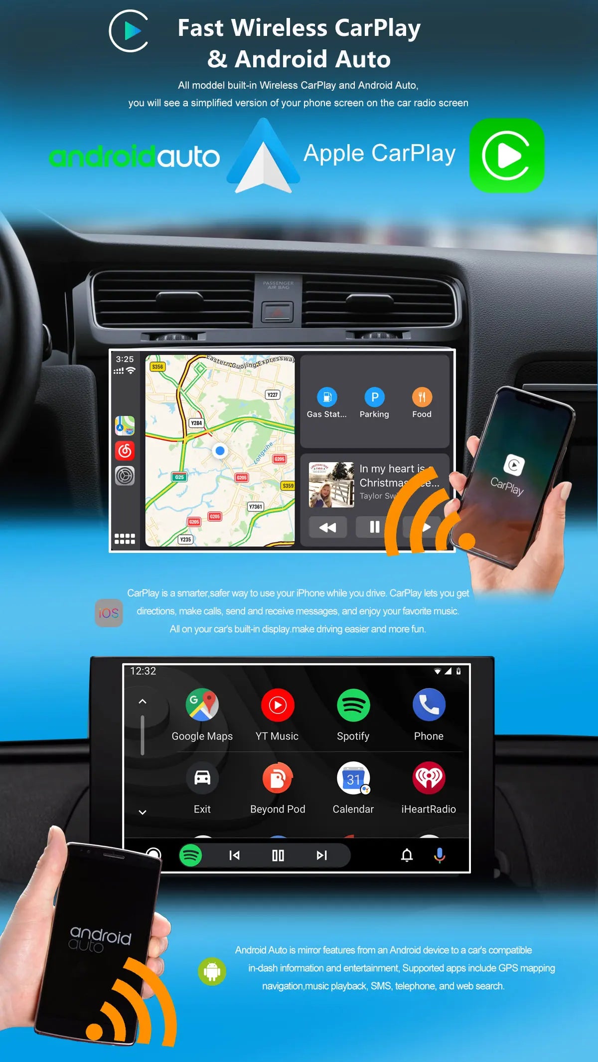 Für Mini Cooper F54 F55 F56 F57 F60 2014-2019 Head Unit Android 14 8Core QLED GPS Navigation CarPlay auto Radio Multimedia Player