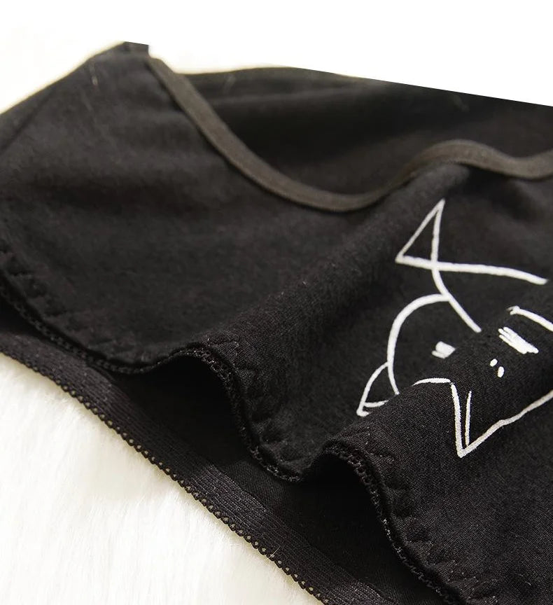 5 Teile/satz Baumwolle Cartoon Niedlichen Höschen Mädchen Kurze Unterwäsche Für Frauen Damen Pantys Weibliche Weiche Unterhose Sexy Dessous M-XL