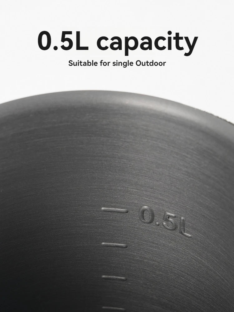 1500 W BRS 61, integrierter Wärmesammel-Topfbrenner für den Außenbereich, ultraleicht, tragbar, Wanderofen, Kochen, Rucksackreisen, Herdsystem