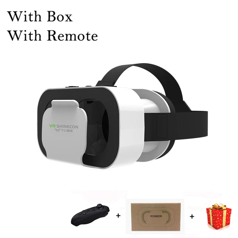Vr Brille Virtual-Reality-Headset Viar-Geräte Helm 3D-Objektive Smart-Brille für Smartphones Handy Handy Gogle Spiel Zubehör