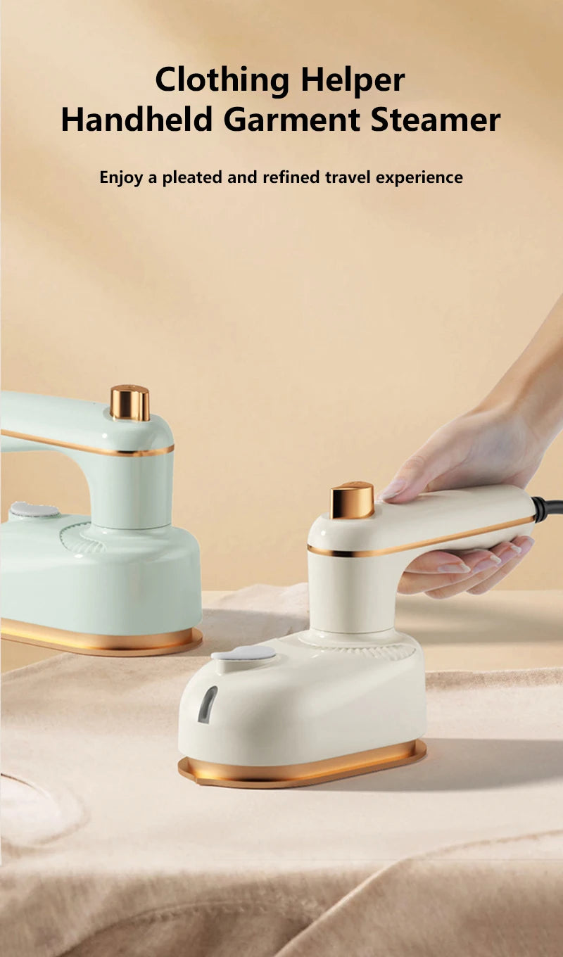 Xiaomi faltbarer Hand-Kleidungsdampfer, auslaufsicher, Dual-Trocken-/Nassdampf, 10 Sekunden, schneller Faltenentferner, Mini-Bügeleisen für Reisen und Zuhause