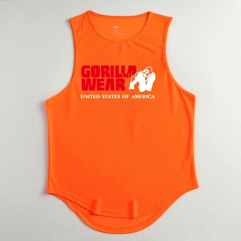 Gym Top Männer Männer Kleidung Fitness Kleidung Shirt Bodybuilding Westen Mann Weste Singulett Unterhemden muskulöse Stringer T-Shirts Tops