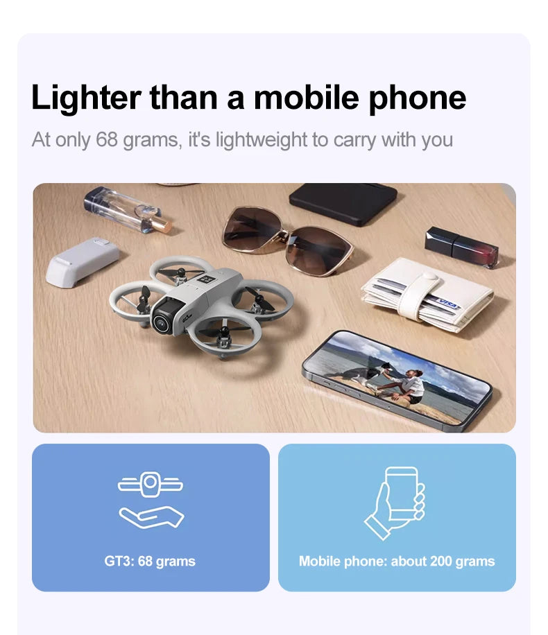 Xiaomi Gt3 Max Drohne 8k HD Luftaufnahmen, großer Bildschirm, optischer Fluss, Positionierung, bürstenlos, intelligente Hindernisvermeidung