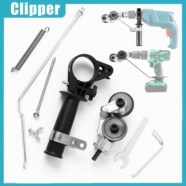 Elektrischer Bohrer-Umrüst-Scheren-Plattenschneider, Blechschneide Werkzeug, arbeitssparender Schneidwerkzeug, elektrische Blechschneider Schere