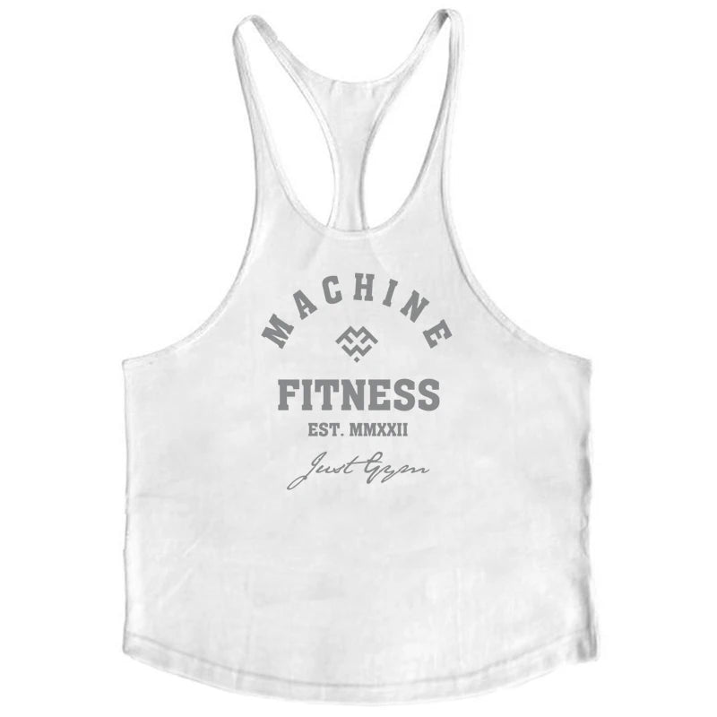 Profession elle y zurück Fitness studio Tank Top Männer Baumwolle Fitness Kleidung Bodybuilding ärmelloses Hemd Muskel Stringer Unterhemden Trainings weste