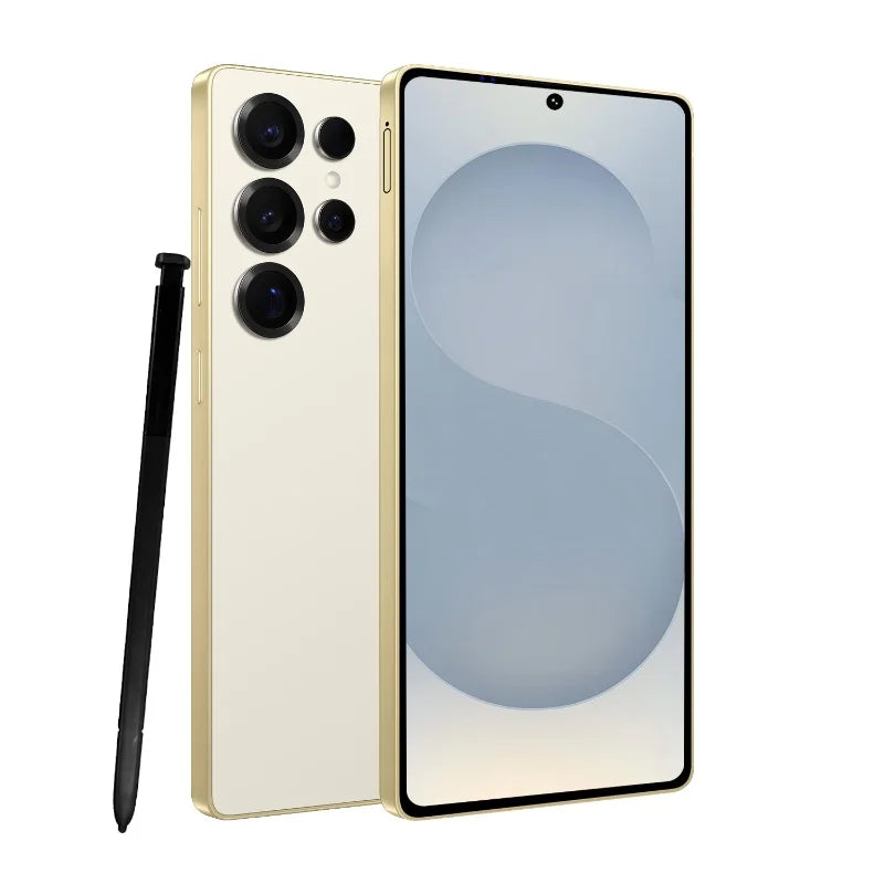 Global Vision S25 Ultra Smartphone 5G Android 12 8 GB RAM 512 GB ROM 6,8 Zoll Telefon 1920 x 1080HD 24 + 48 MP 4 5G Netzwerk-Handys