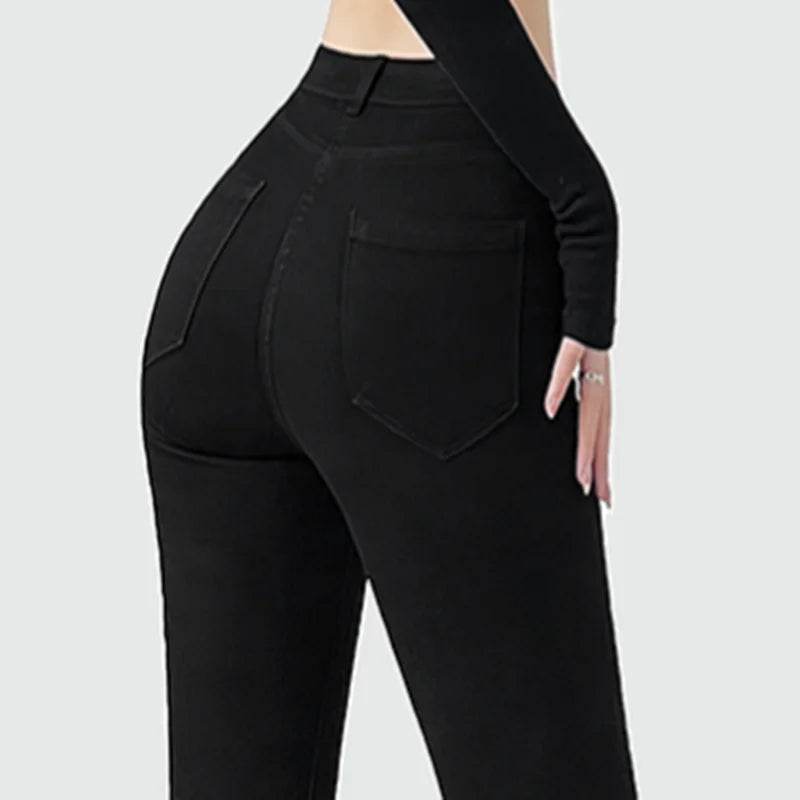 Jeans Männer Frauen Frühling Sommer Enge Passform Abnehmen Elastische Mid-taille Unisex Einfache Baustelle Arbeit Hosen