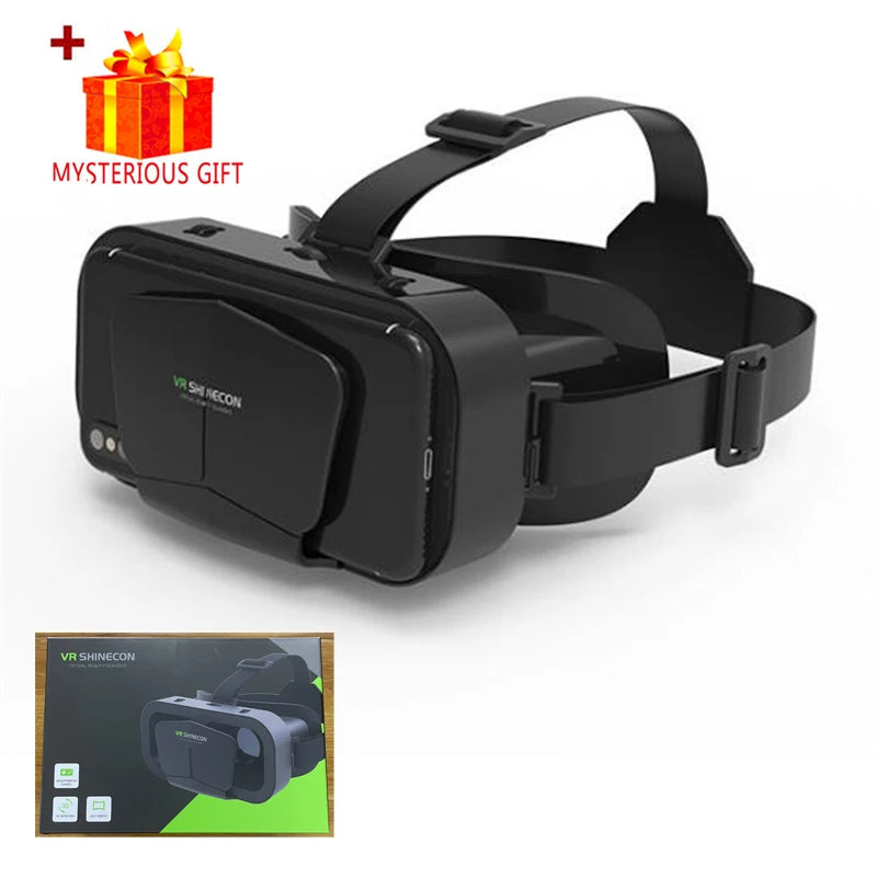 Vr Brille Virtual-Reality-Headset Viar-Geräte Helm 3D-Objektive Smart-Brille für Smartphones Handy Handy Gogle Spiel Zubehör