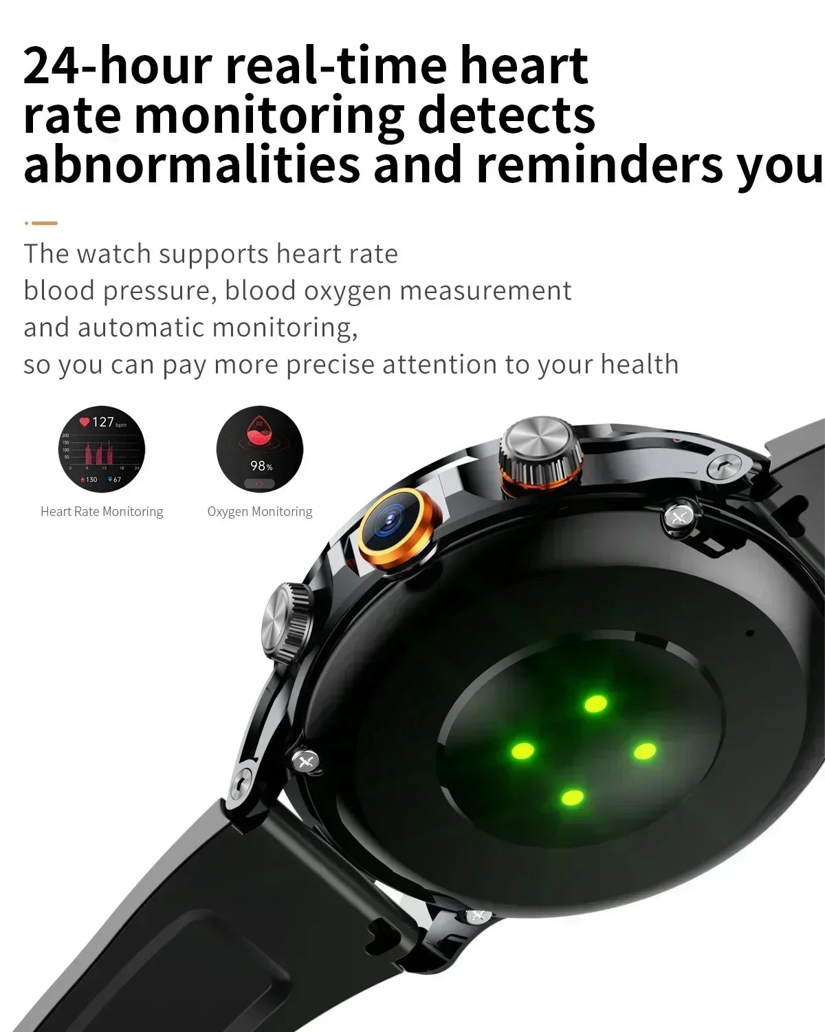 Neue H18 Android Smartwatch 1,95 Zoll AMOLED Blaulichtfilter Bluetooth Anruf GPS+GLONASS Dual Navigation Wasserdicht