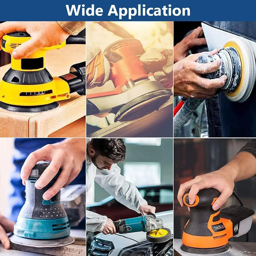8 Loch 125 mm Schleifpapier Holzbearbeitung Metall Schleifscheibe Schleifpolierwerkzeug 40/1000/2000 Körnung Schleifscheiben Dremel Zubehör