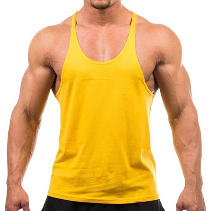 Neue Stil Jogger Gym Singlet Training Bodybuilding Tank Top Weste Hemd Ärmelloses Fitness Baumwolle Hemd Für Männer