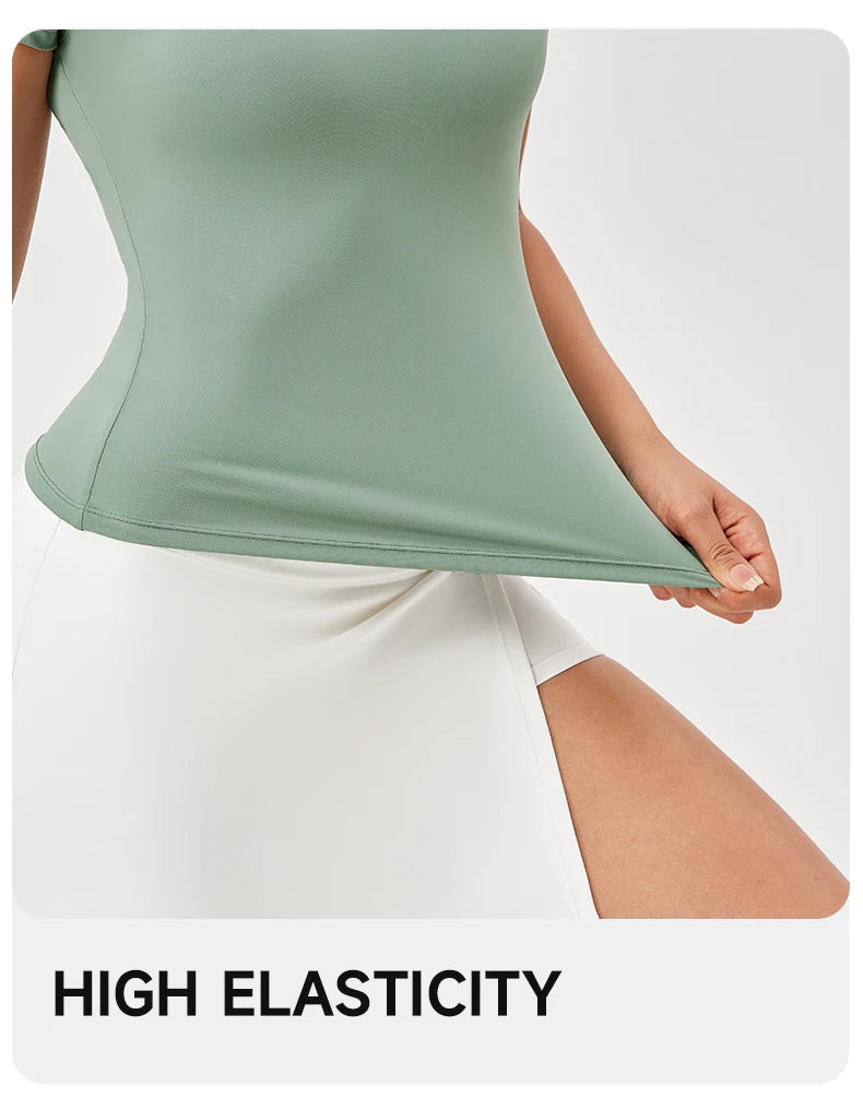 Yoga Tops Frauen Gym Training Sport Tops Quick-Dry Yoga Shirts kurzarm Outdoor Laufen Fitness Casual Sport T-shirt