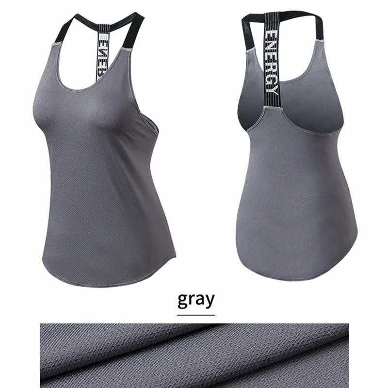 Frauen Gym Tops Schwarz Ärmelloses Yoga Top Frauen Fitness Shirt Gym Weste Lauf workout Sport Tops Brief Rückenfreies Shirt