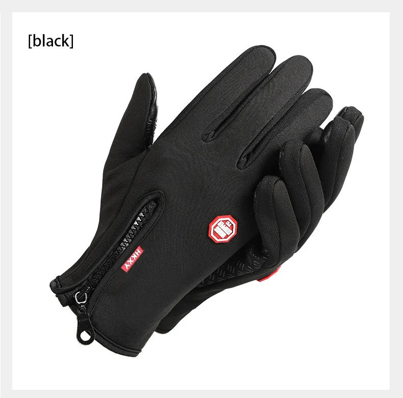 Winterhandschuhe für Männer und Frauen, Touchscreen, warm, Outdoor, Radfahren, Fahren, Motorrad, kalte Handschuhe, winddicht, rutschfeste Handschuhe