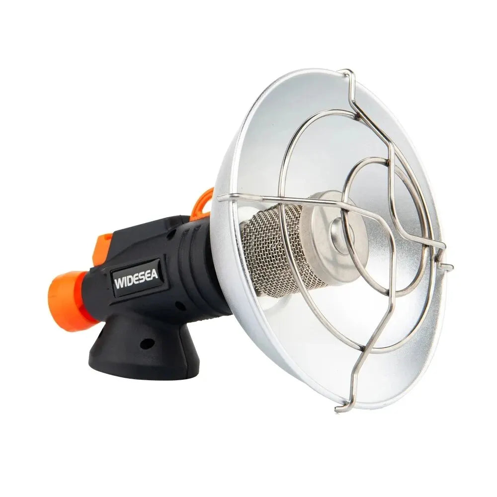 Widesea Camping-Heizung, tragbarer Kamin aus Edelstahl für den Winter, Outdoor, Herd, Wandern, Gasbrenner, Heizung, Überlebensausrüstung