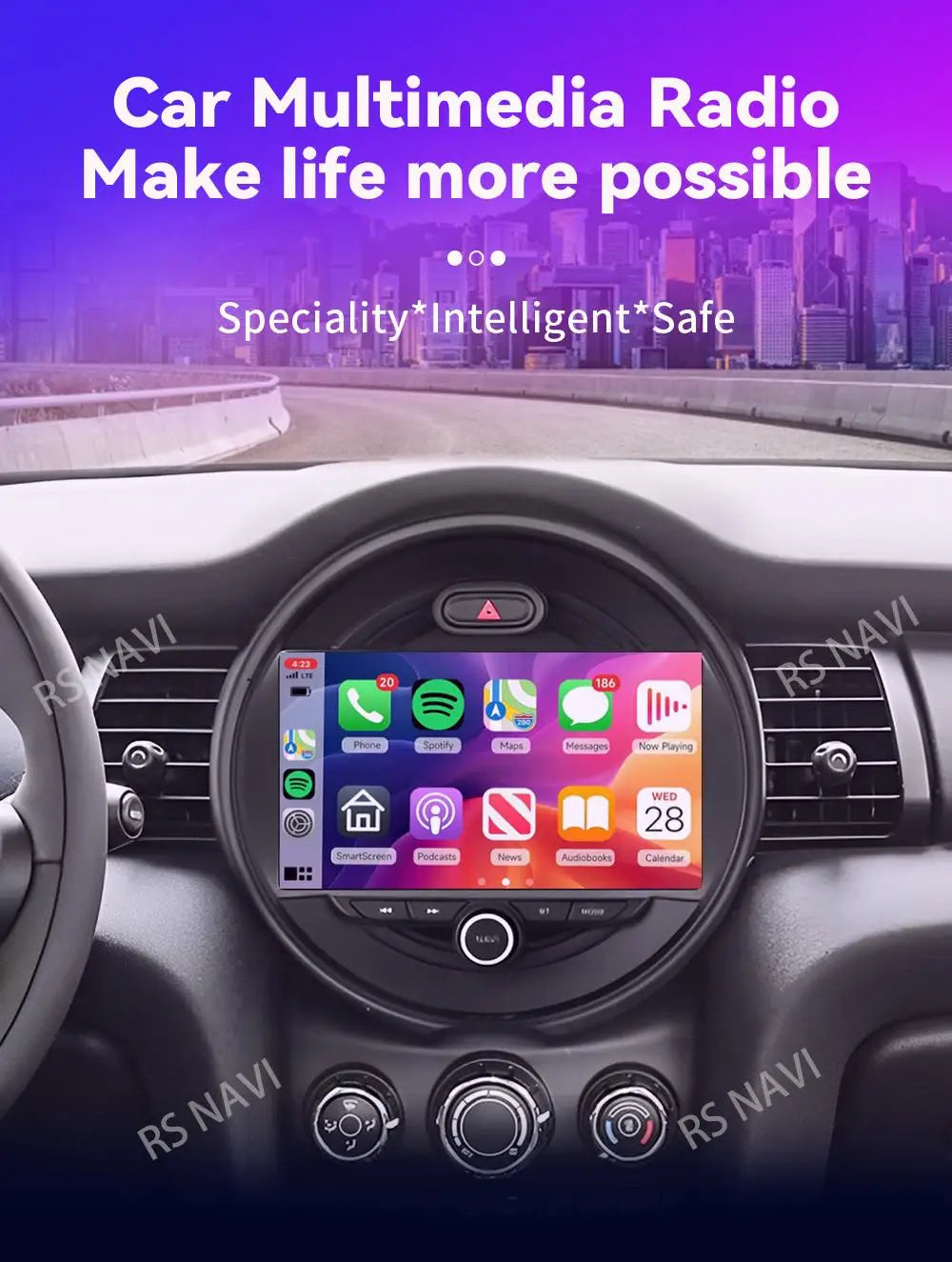 Android 15 Carplay Auto Auto Radio Für BMW MINI COOPER F54 F55 F56 F60 2014-2019 Navigation GPS multimedia-Player 2DIN DVD Stereo