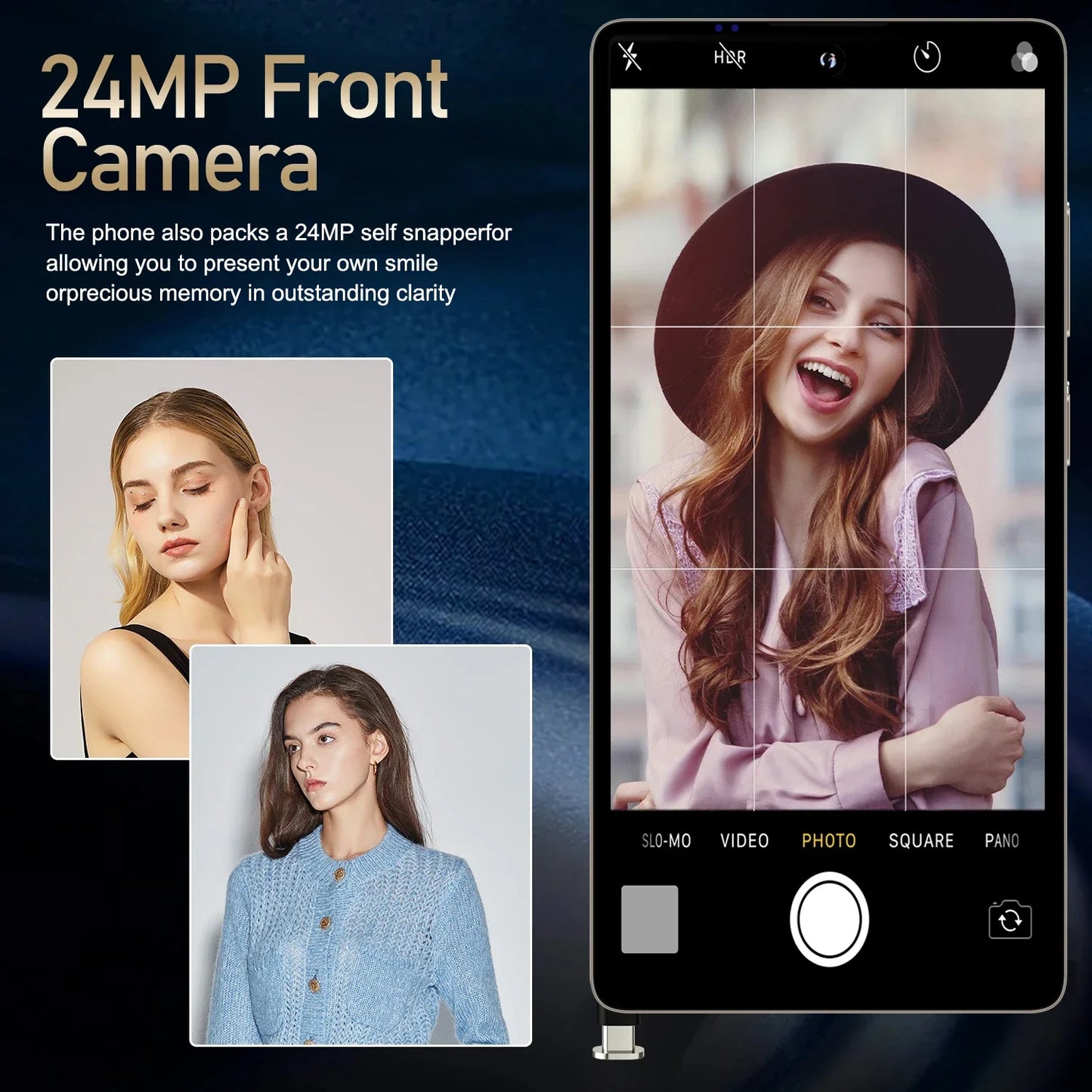 Global Vision S25 Ultra Smartphone 5G Android 12 8 GB RAM 512 GB ROM 6,8 Zoll Telefon 1920 x 1080HD 24 + 48 MP 4 5G Netzwerk-Handys