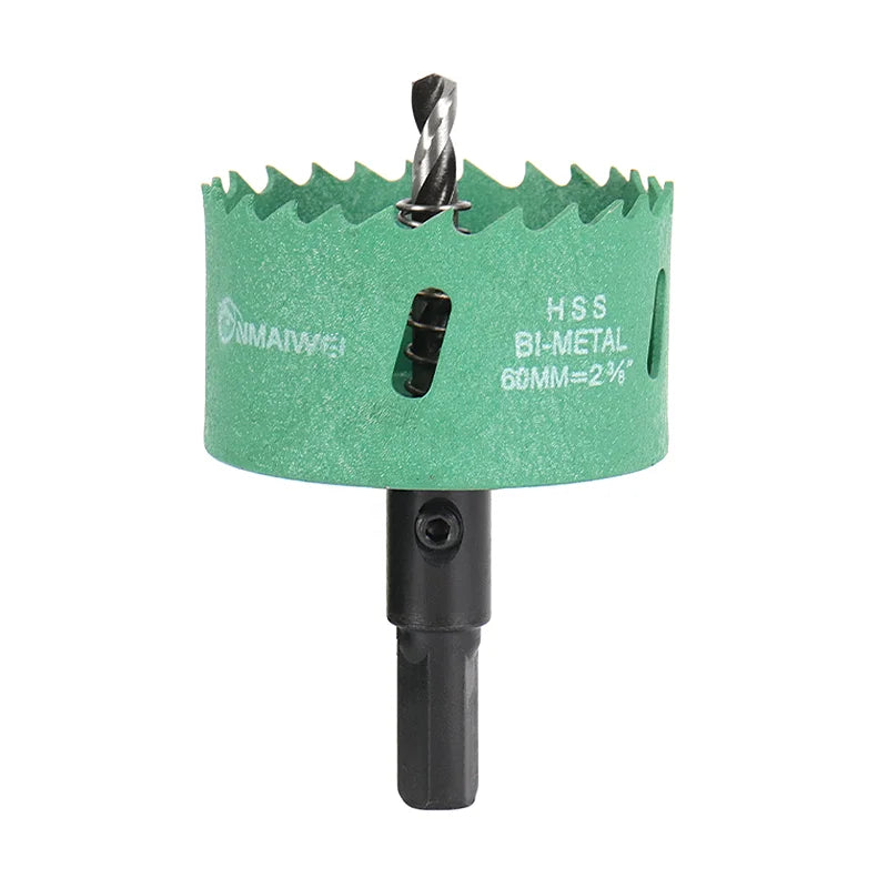 1 Stück 16–200 mm Bimetall-Holz-Lochsägenbohrer HSS-Stahl, neue M42-Kern-Lochsäge, geeignet für die Öffnung von Downlight-Gipskarton