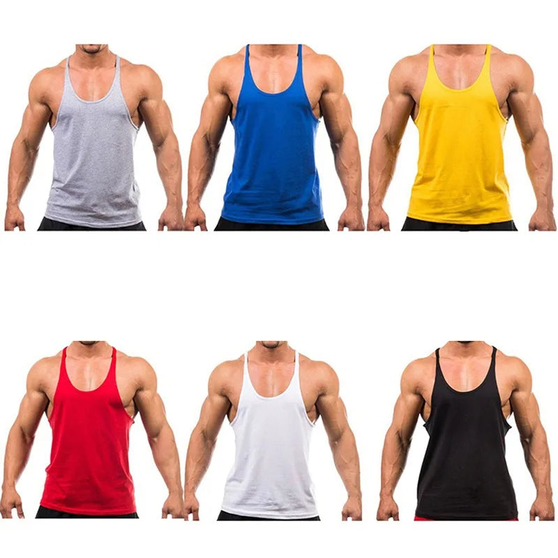 Neue Stil Jogger Gym Singlet Training Bodybuilding Tank Top Weste Hemd Ärmelloses Fitness Baumwolle Hemd Für Männer