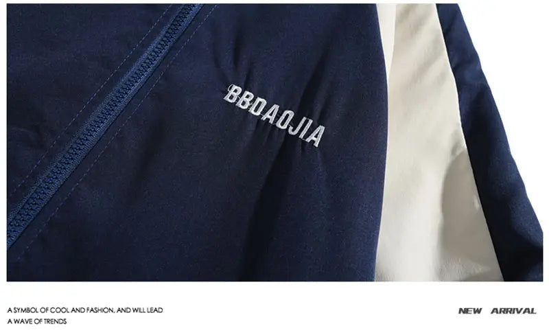 Reflektierende Gestreifte Jacke 2023 Männer Hip Hop Streetwear Mantel Zipper Up Jacke Windjacke Harajuku Dünne Mäntel Sport Schwarz Blau