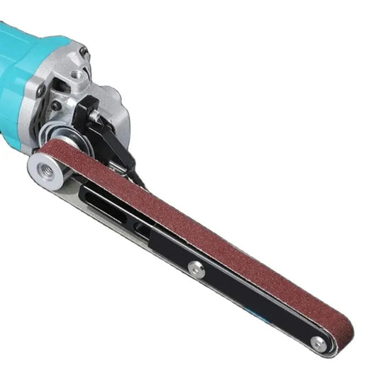 Bandschleifer, Winkelschleifer zu Bandschleifer Konverter Bandadapter M10/M14 Winkelschleifer für 100/115/125, Bandschleifer Holzbearbeitungs-Schleifwerkzeug, Holz-/Metallkantenpolierwerkzeug