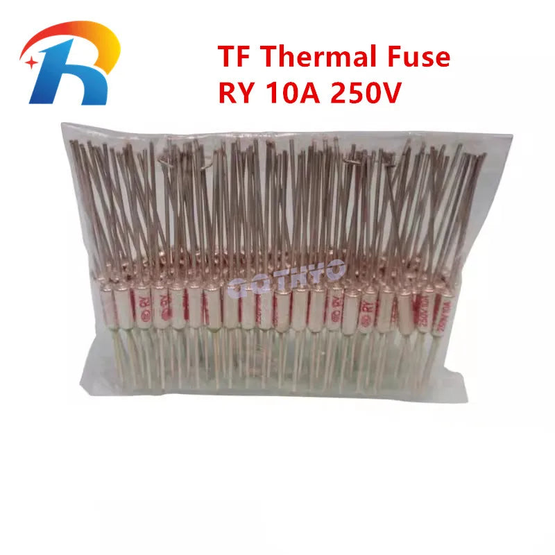 10 ~ 100 Stücke Temperatur RY 10A 250 V Tf Thermosicherung 60C 72C 77C 94C 99C 100C 113C 121C 133C 142C 157C 172C 192C 216C 240C 300C