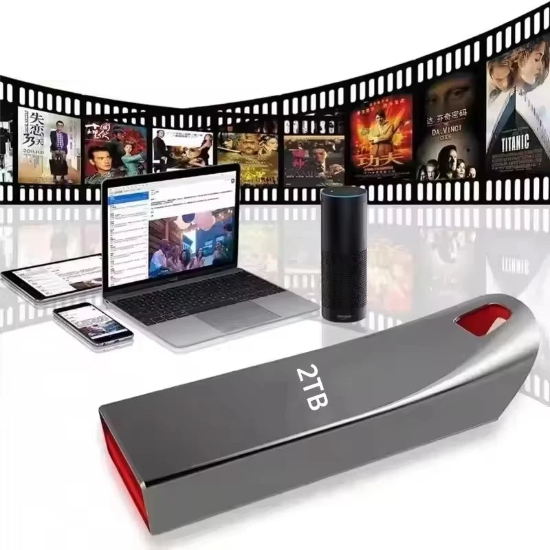 2 TB USB 3.0-Flash-Laufwerke, Hochgeschwindigkeits-Metall-Stick, 1 TB, 512 GB, 256 GB, tragbares USB-Laufwerk, wasserdichte Memoria-USB-Flash-Disk ﻿