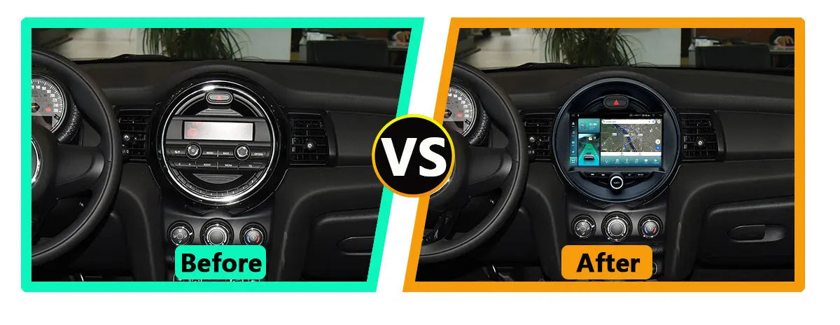 Für Mini Cooper F54 F55 F56 F57 F60 2014-2019 Head Unit Android 14 8Core QLED GPS Navigation CarPlay auto Radio Multimedia Player