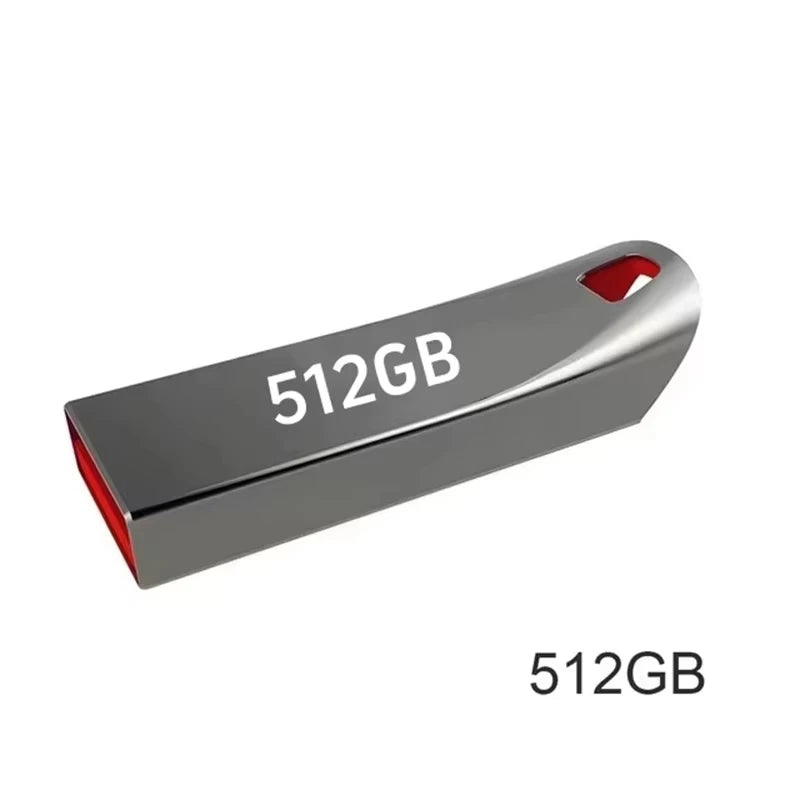 2 TB USB 3.0-Flash-Laufwerke, Hochgeschwindigkeits-Metall-Stick, 1 TB, 512 GB, 256 GB, tragbares USB-Laufwerk, wasserdichte Memoria-USB-Flash-Disk ﻿