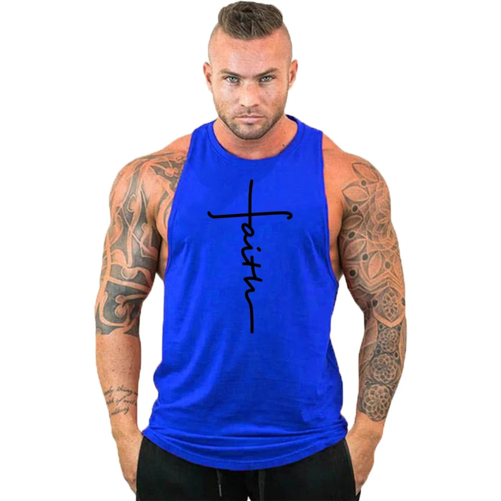 Sport kleidung für Männer Unterhemd ärmellose Sweatshirt Kleidung Stringer Marke Fitness Shirt Trainings weste Sportswear Top Unterhemden